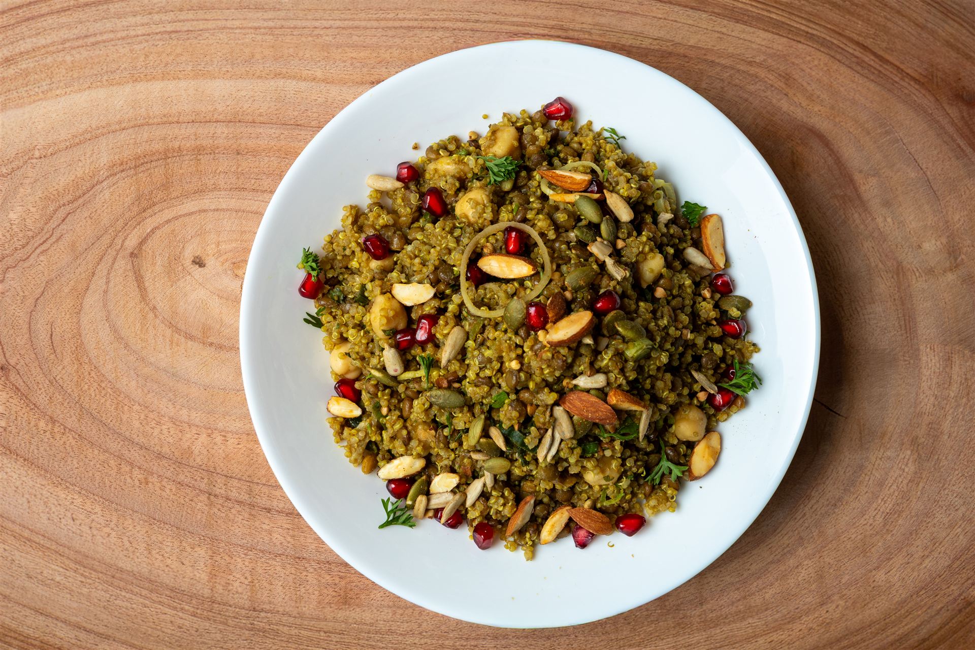 Gourmet bowl close-up