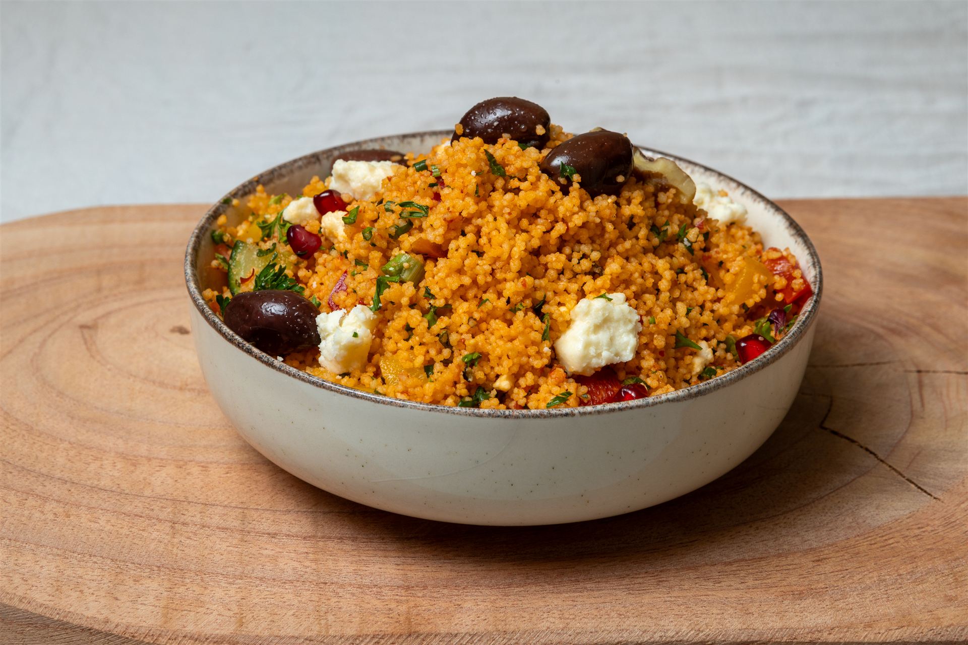 Mediterranean spread with crackers