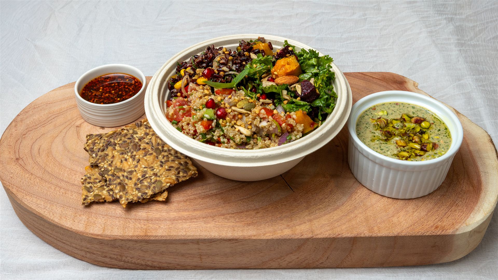 Mediterranean bowl spread