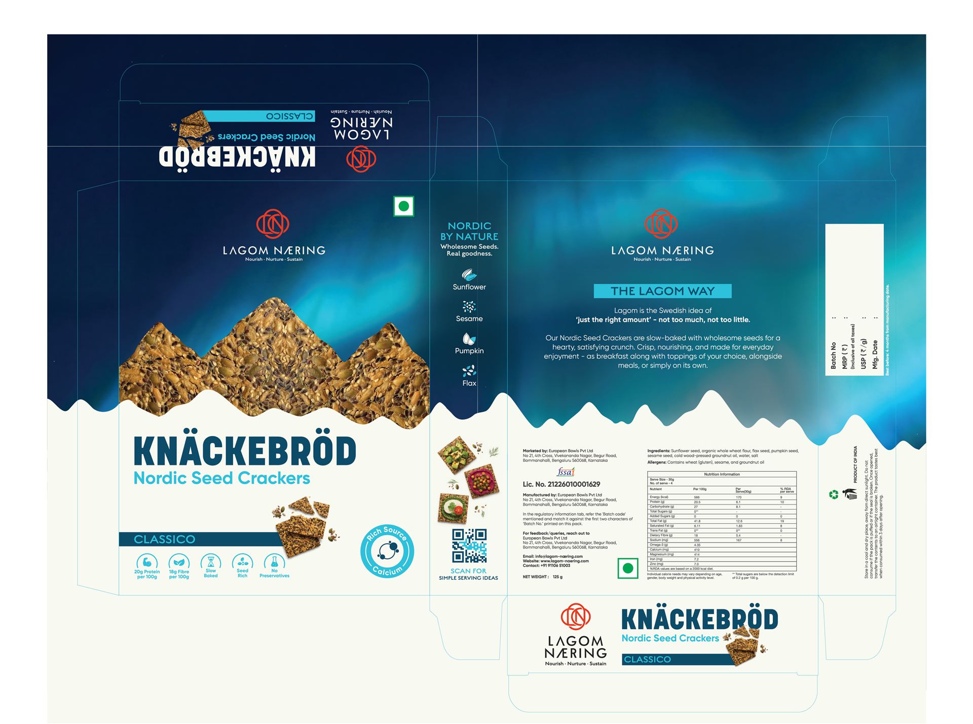 Classico Nordic Seed Crackers — Best Seller